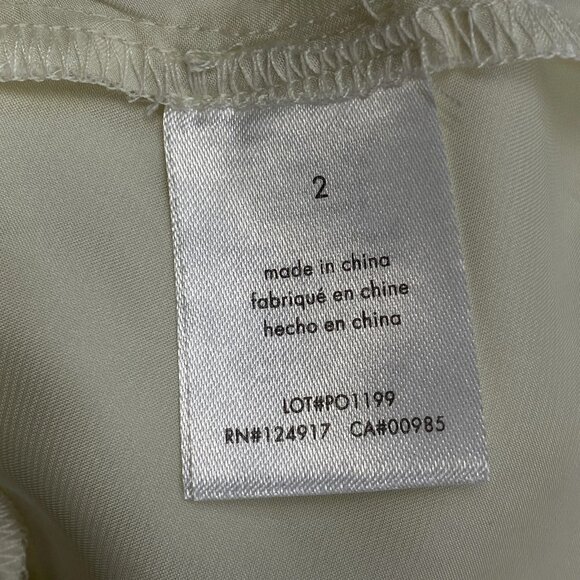 WeWoreWhat Women’s Strapless Floral Lace Mini Dress – Ivory - Picture 3 of 12